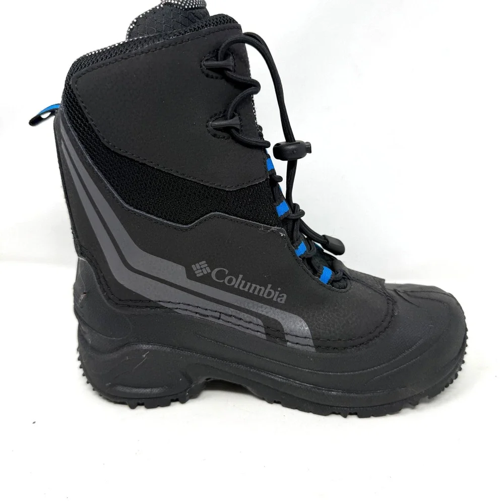 Columbia Kids Rope Tow Kruser 2 Waterproof 400g Snow Boots Black Blue Size 5